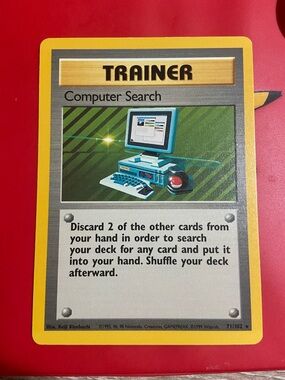 Computer Search - 71/102 Base Set Rare Pokemon TCG WOTC